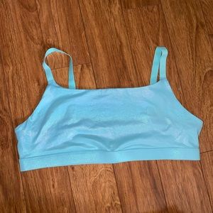 Fabletics Metallic iridescent sports bra 3X